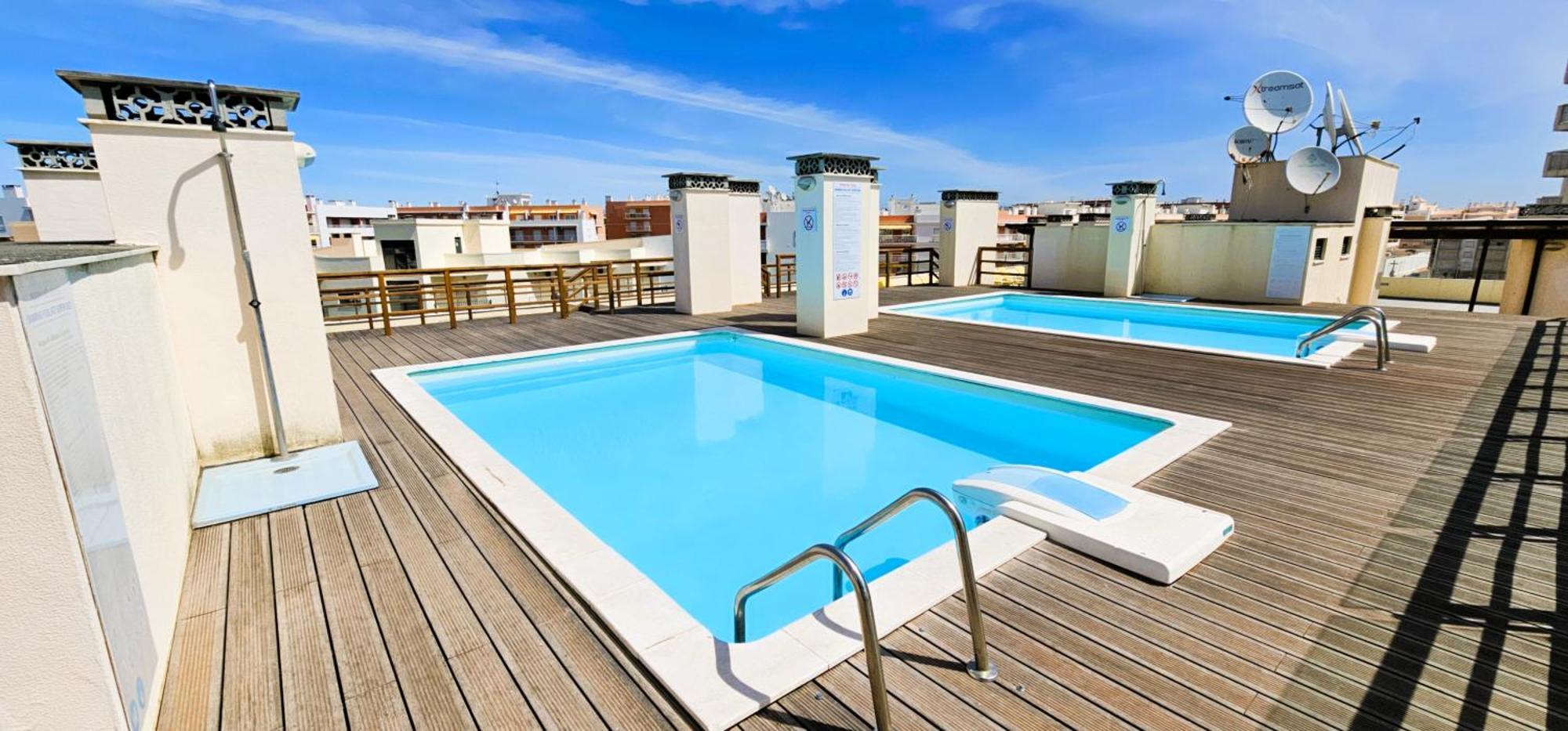 شقة 4D Terrace A - Casas & Papeis Armação de Pêra المظهر الخارجي الصورة